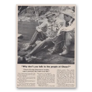 1953 Chase National Bank Print Ad | Talk People