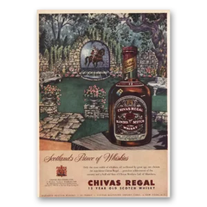 1953 Chivas Regal Print Ad | Prince Of Whiskies
