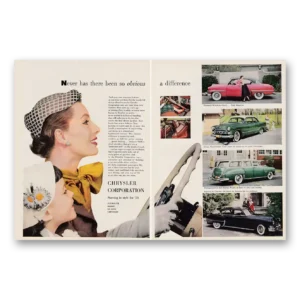 1953 Chrysler Corporation Print Ad | So Obvious