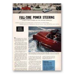 1953 Chrysler Corporation Print Ad | Power Steering