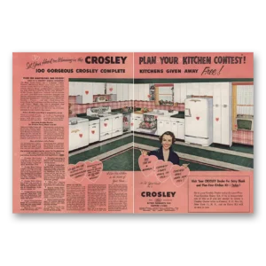1953 Crosley Print Ad | Kitchen Contest
