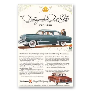 1953 DeSoto Print Ad | Engine Design