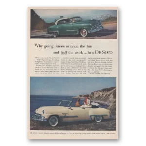 1953 DeSoto Print Ad | Going Places