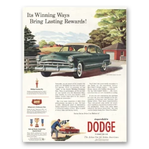 1953 Dodge Print Ad | Winning Ways