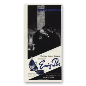 1953 Evening In Paris Perfume Print Ad | Exciting Things Happen Place Vendome