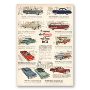 1953 Ford Print Ad | Reasons Why Fords Out Front