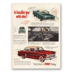 1953 Ford Print Ad | Handles You With Care