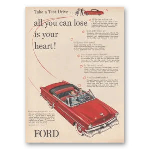 1953 Ford Print Ad | Your Heart