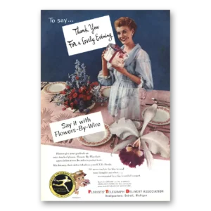 1953 FTD Print Ad | Florists Telegraph