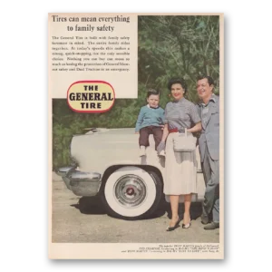 1953 General Tire Print Ad | Family Safety