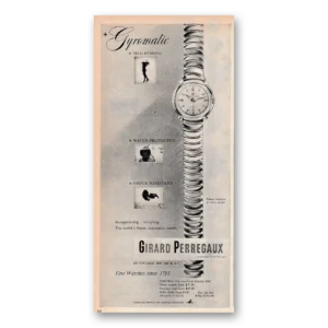 1953 Girard Perregaux Print Ad | Gyromatic