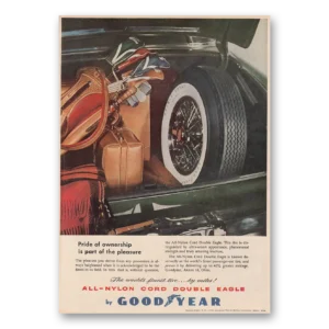 1953 Goodyear Tires Print Ad | Pride Ownership