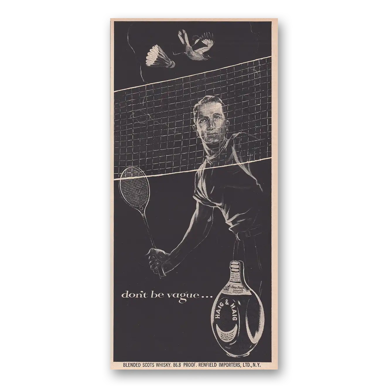 1953 Haig & Haig Print Ad | Be Vague