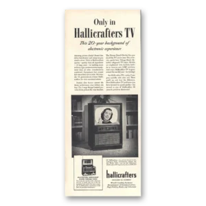 1953 Hallicrafters Print Ad | 20 Year