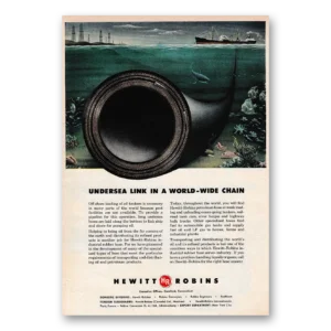 1953 Hewitt Robins Print Ad | Undersea Link
