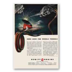 1953 Hewitt Robins Print Ad | Double Trouble