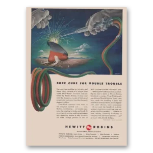 1953 Hewitt Robins Print Ad | Sure Cure