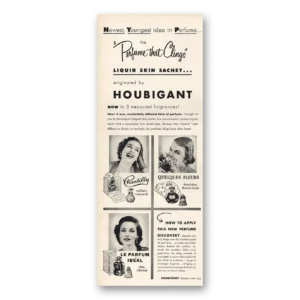 1953 Houbigant Perfumes Print Ad | Perfume