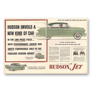 1953 Hudson Jet Print Ad | Unveils