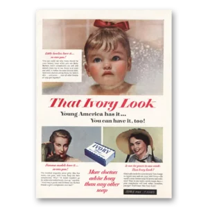 1953 Ivory Soap Print Ad | Little Lovelies