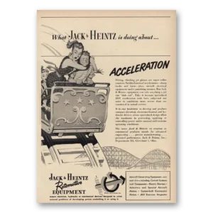 1953 Jack & Heintz Print Ad | Acceleration