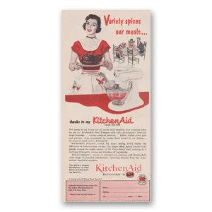 1953 KitchenAid Mixer Print Ad | Variety Spices