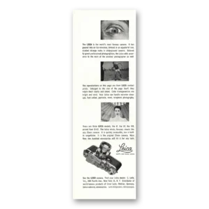1953 Leica Cameras Print Ad | Famous Camera