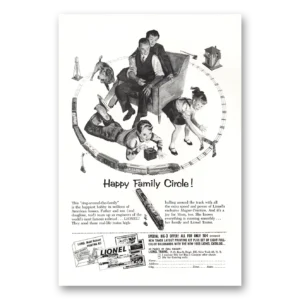 1953 Lionel Trains Print Ad | Family Circle