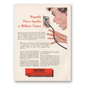 1953 Mallory Print Ad | Magnify Sparks