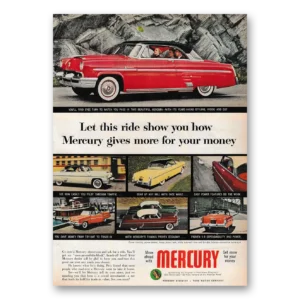 1953 Mercury Print Ad | Let This Ride