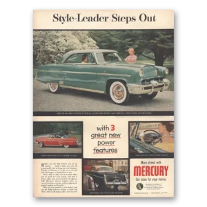 1953 Mercury Print Ad | Style Leader