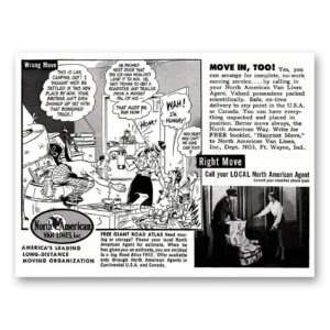 1953 North American Van Lines Print Ad | Move In Too