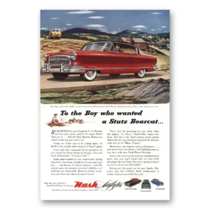 1953 Nash Motors Print Ad | Stutz Bearcat