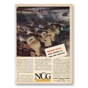 1953 National Cylinder Gas Print Ad | Building Better