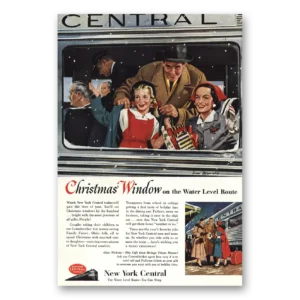 1953 New York Central Print Ad | Water Level
