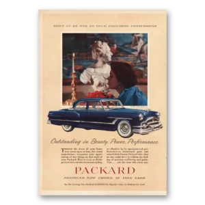 1953 Packard Print Ad | Beauty Power Performance