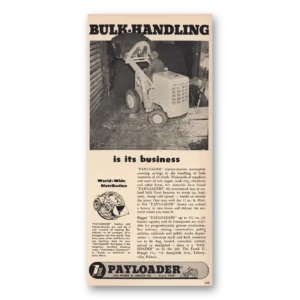 1953 Payloader Print Ad | Bulk Handling