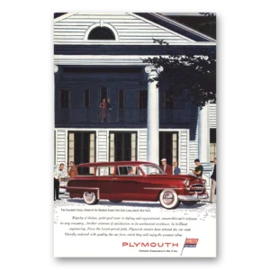 1953 Plymouth Print Ad | Savoy