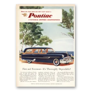 1953 Pontiac Print Ad | More Than Car
