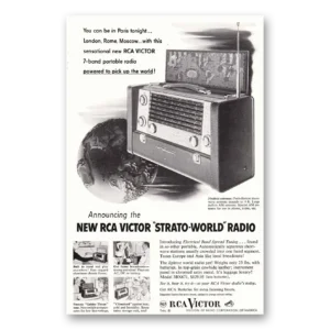 1953 RCA Victor Radios Print Ad | Strato World