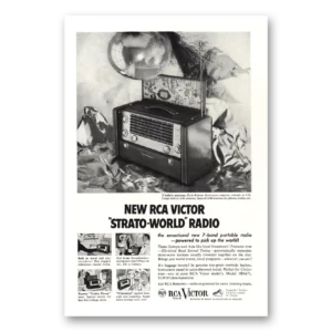 1953 RCA Victor Radios Print Ad | Strato World