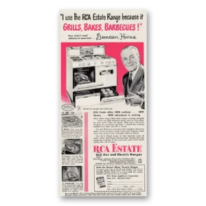 1953 RCA Estate Ranges Print Ad | Duncan Hines