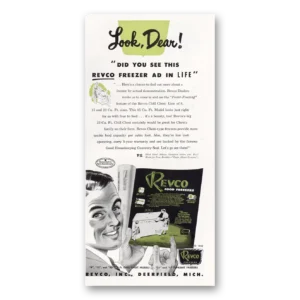 1953 Revco Freezers Print Ad | Did You See This