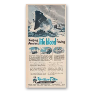 1953 Robertshaw Print Ad | Blood Flowing