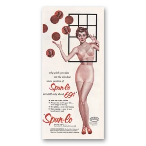 1953 Spun Lo Panties Print Ad | Why Pitch Pennies