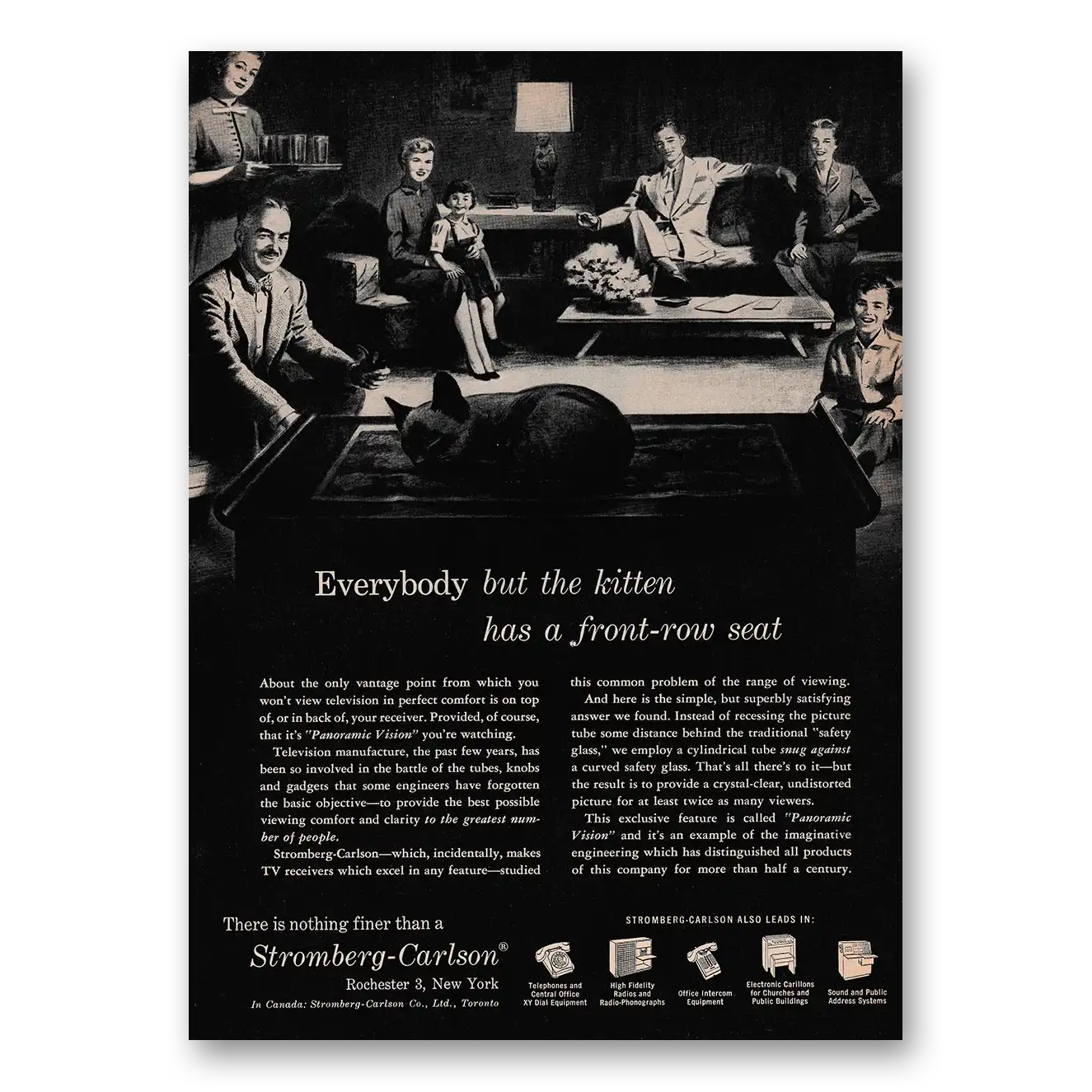 1953 Stromberg Carlson Radios Print Ad | Front Row Seat