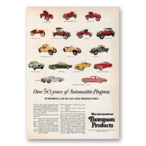 1953 Thompson Products Print Ad | Automotive Progress