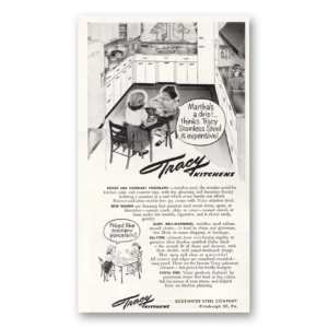 1953 Tracy Kitchens Print Ad | Marthas Drip