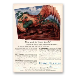 1953 Union Carbide Print Ad | Green Thumbs