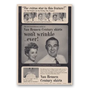 1953 Van Heusen Shirts Print Ad | Century Shirts